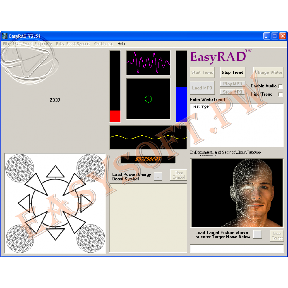 Easyrad radionics software