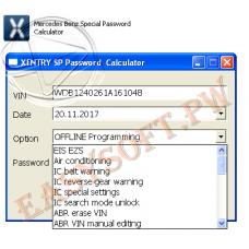 Mercedes Benz Special Password Calculator