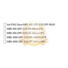 Mercedes MBE 900 and MBE 4000 DPF EGR Off