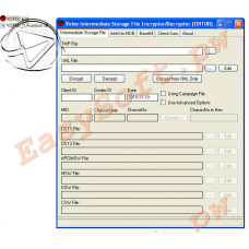 Volvo Intermediate Storage File Encryptor/Decryptor (Editor) VISFED 0.2.1